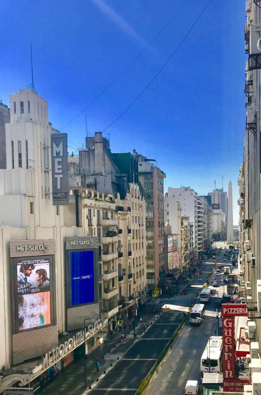 Estilo Y Comodidad En Av Corrientes, Departamento Con Estacionamiento Para Autos Buenos Aires Kültér fotó